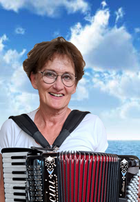 Myriam Lindemann met achtergrond in bewerking